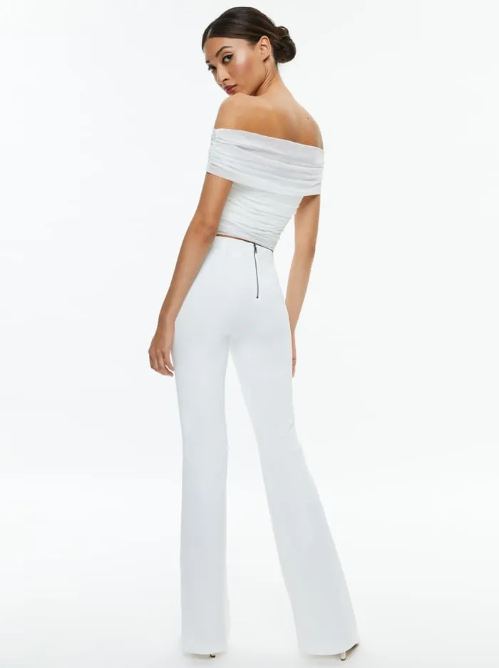 Tops Women Alice Olivia Isadola Top Off White