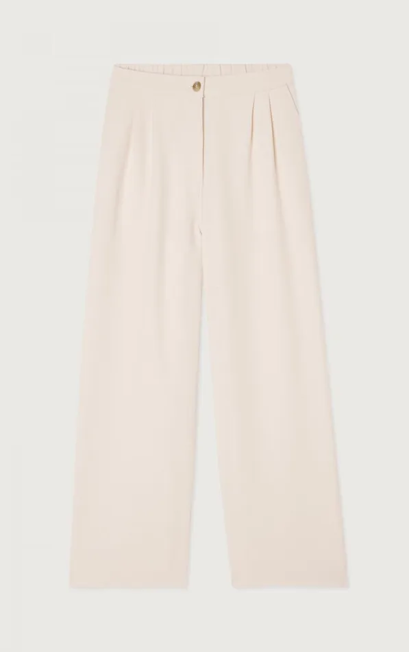 Trousers Afaz Ecru Women American Vintage Trousers Trousers Afaz Ecru Women American Vintage Trousers