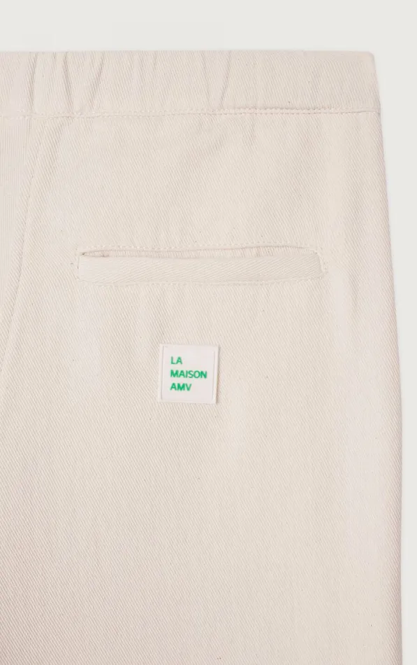 Trousers Afaz Ecru Women American Vintage Trousers Trousers Afaz Ecru Women American Vintage Trousers