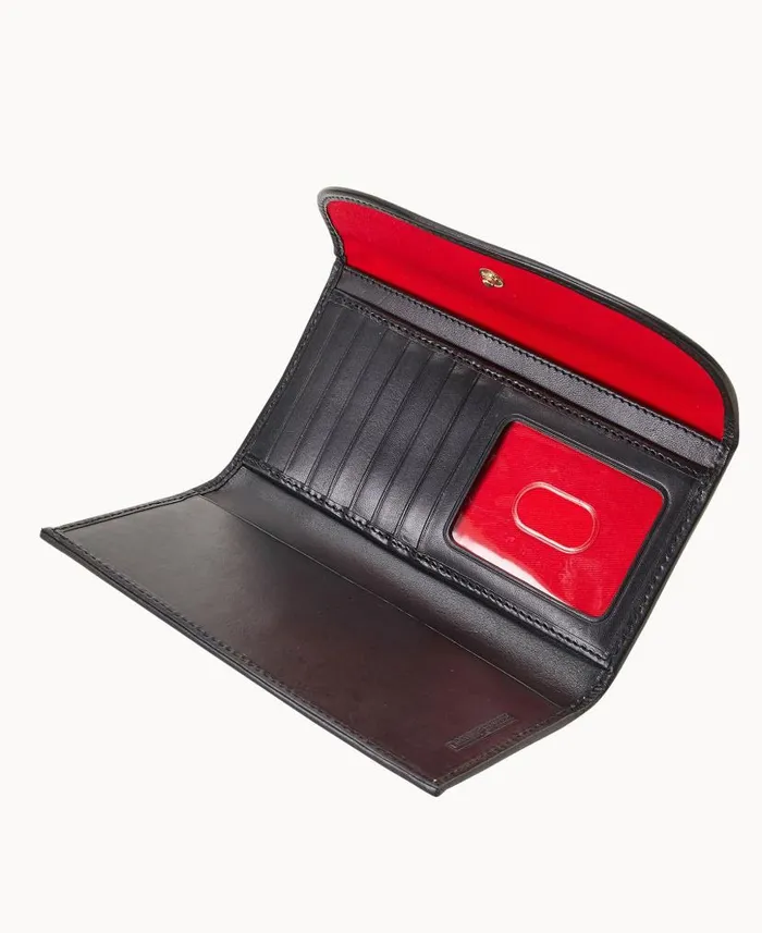 Tucker Continental Clutch Black ManWoman Dooney and Bourke Wallets Tucker Continental Clutch Black ManWoman Dooney and Bourke Wallets