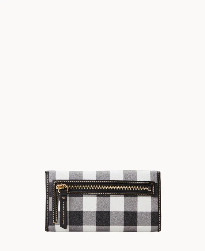 Tucker Continental Clutch Black ManWoman Dooney and Bourke Wallets Tucker Continental Clutch Black ManWoman Dooney and Bourke Wallets