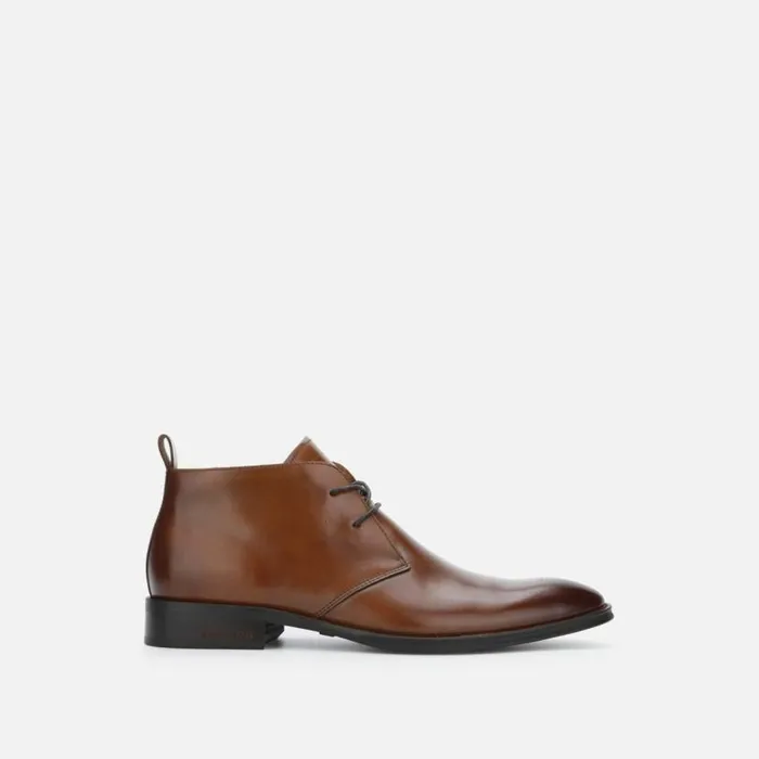 Tully Leather Chukka Boot Cognac Men Kenneth Cole Boots