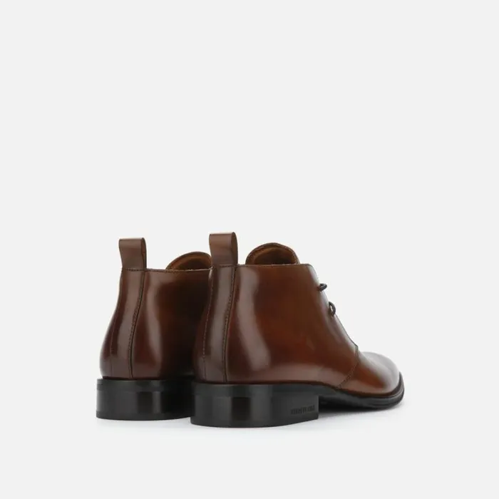 Tully Leather Chukka Boot Cognac Men Kenneth Cole Boots