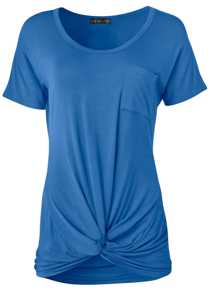 TWISTED KNOT DETAIL TEE Rgta Women VENUS Tops