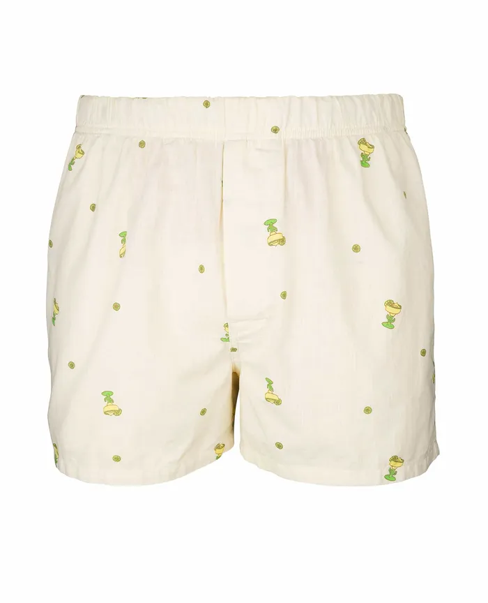 Underwear and Accessories Men8217s Woven Boxer Salt Happy Hour Print ToadandCo