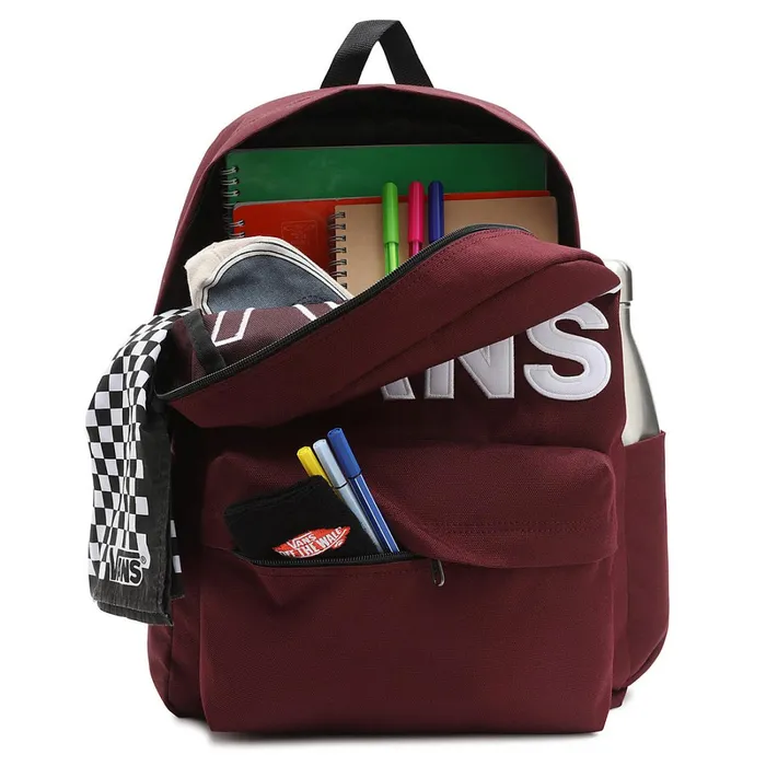 Vans Bags and Backpacks Men Old Skool Drop V Backpack Red