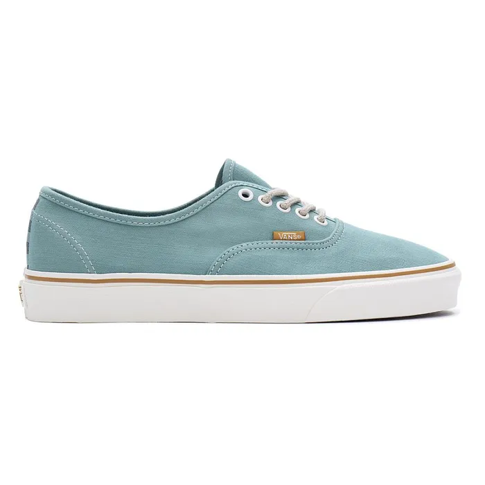 Vans Classics Men Authentic Embroidered Check Shoes Green