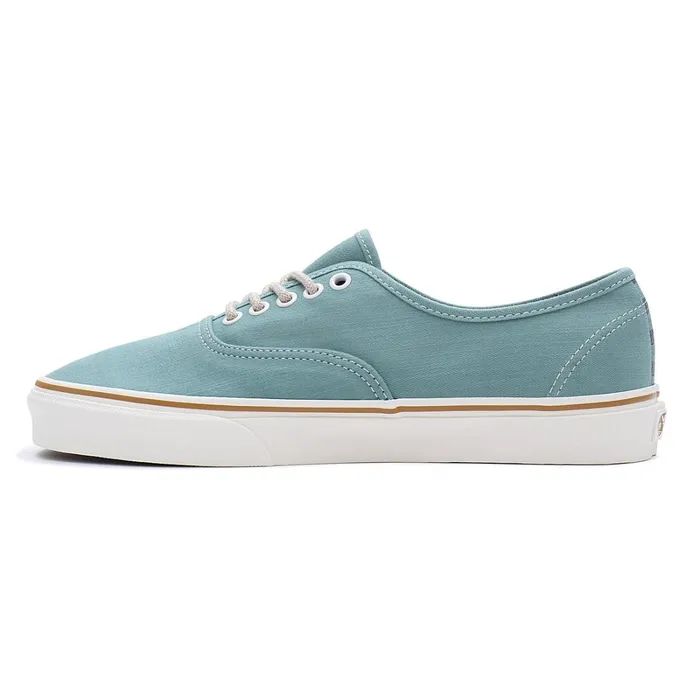 Vans Classics Men Authentic Embroidered Check Shoes Green