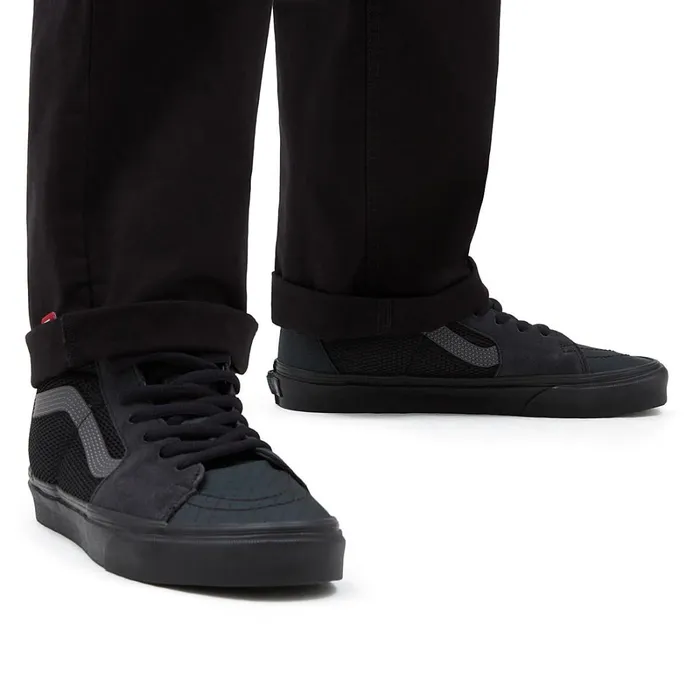 Vans Classics Men Ballistic Mix Sk8Hi Shoes Black