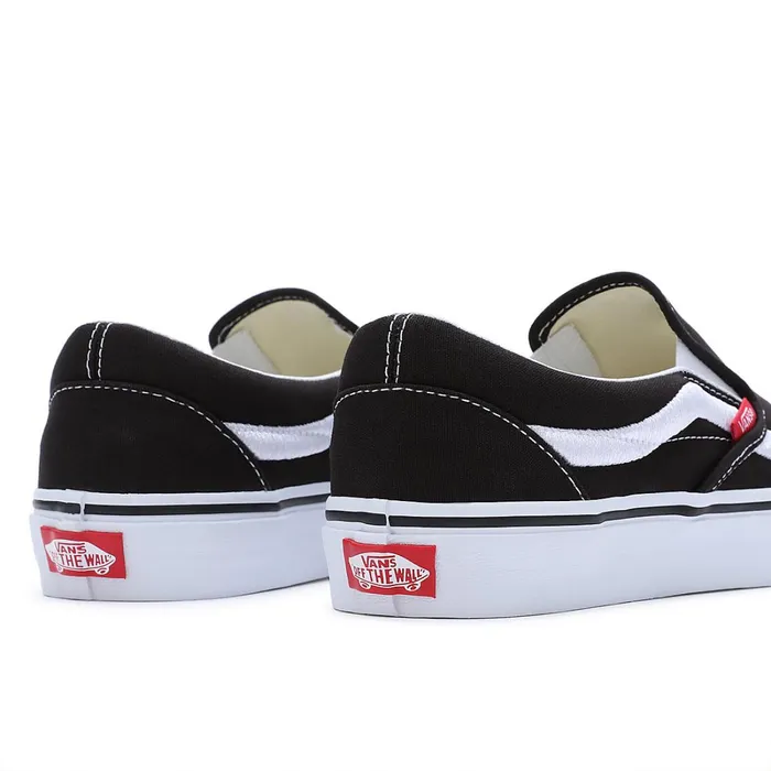 Vans Classics Men Classic SlipOn 138 Sidestripe Shoes Black