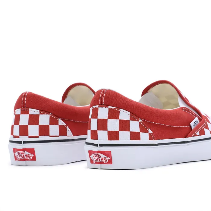 Vans Classics Men Color Theory Classic SlipOn Shoes Red