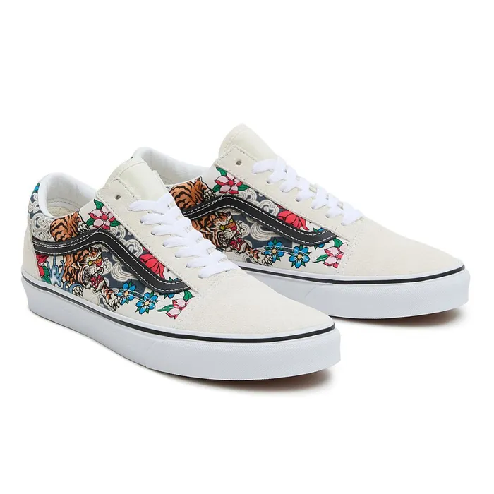 Vans Classics Men Old Skool Tiger Floral Shoes Multicolour