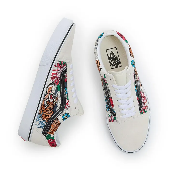 Vans Classics Men Old Skool Tiger Floral Shoes Multicolour