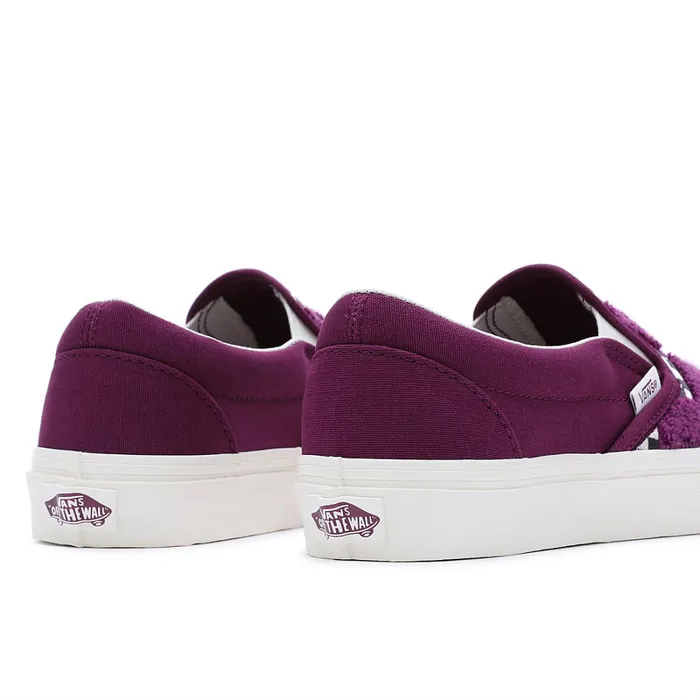 Vans Classics Men Tufted Check Classic SlipOn Shoes Purple