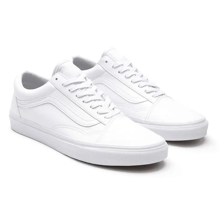 Vans Classics Women Classic Tumble Old Skool Shoes White