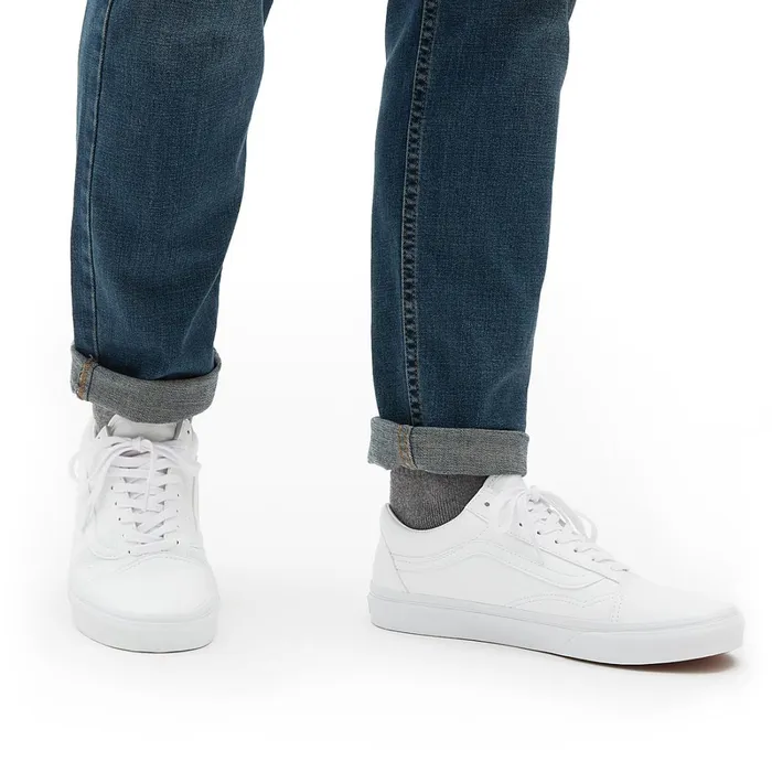 Vans Classics Women Classic Tumble Old Skool Shoes White