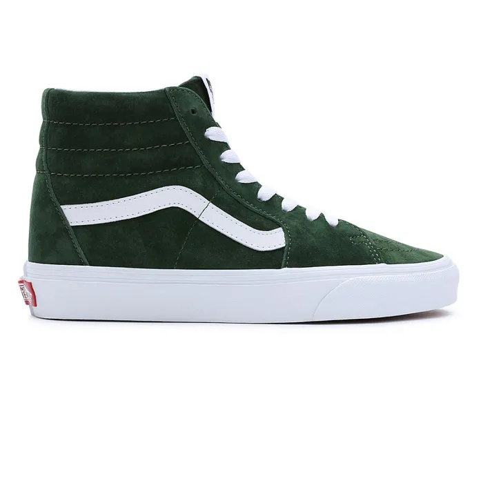 Vans Classics Women Pig Suede Sk8Hi Shoes Green