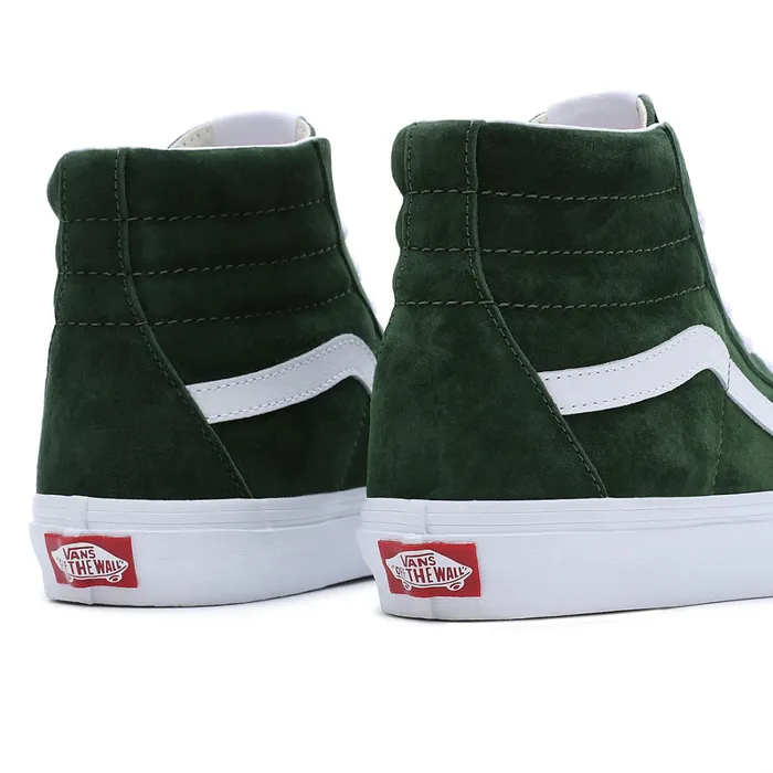 Vans Classics Women Pig Suede Sk8Hi Shoes Green