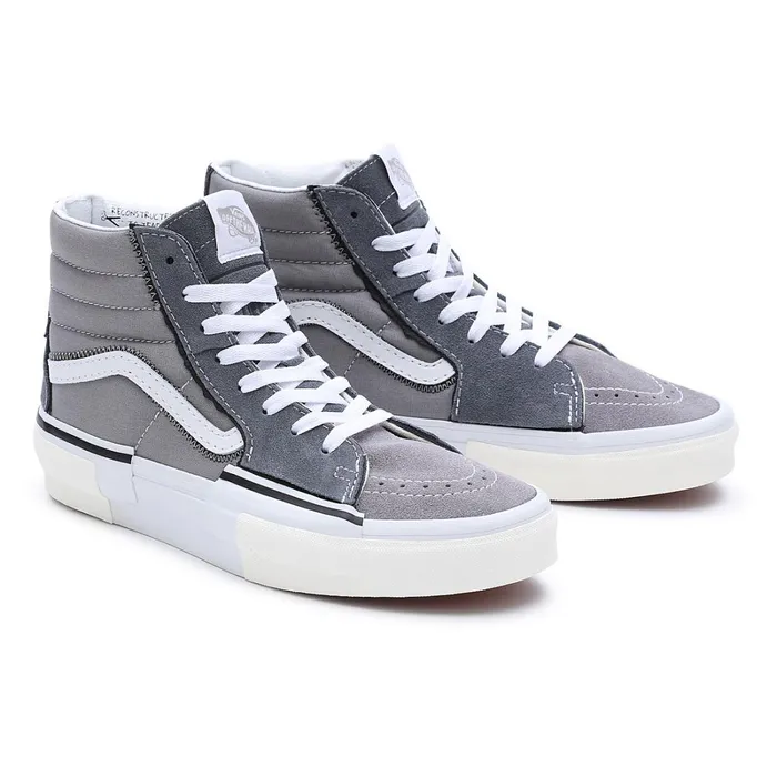 Vans Classics Women Sk8Hi Reconstruct Shoes Grey