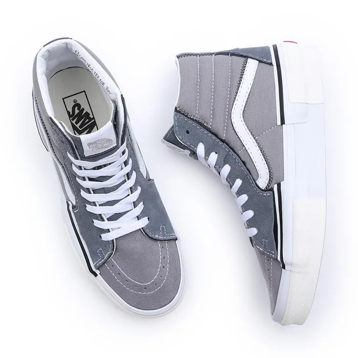 Vans Classics Women Sk8Hi Reconstruct Shoes Grey