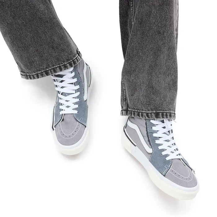 Vans Classics Women Sk8Hi Reconstruct Shoes Grey