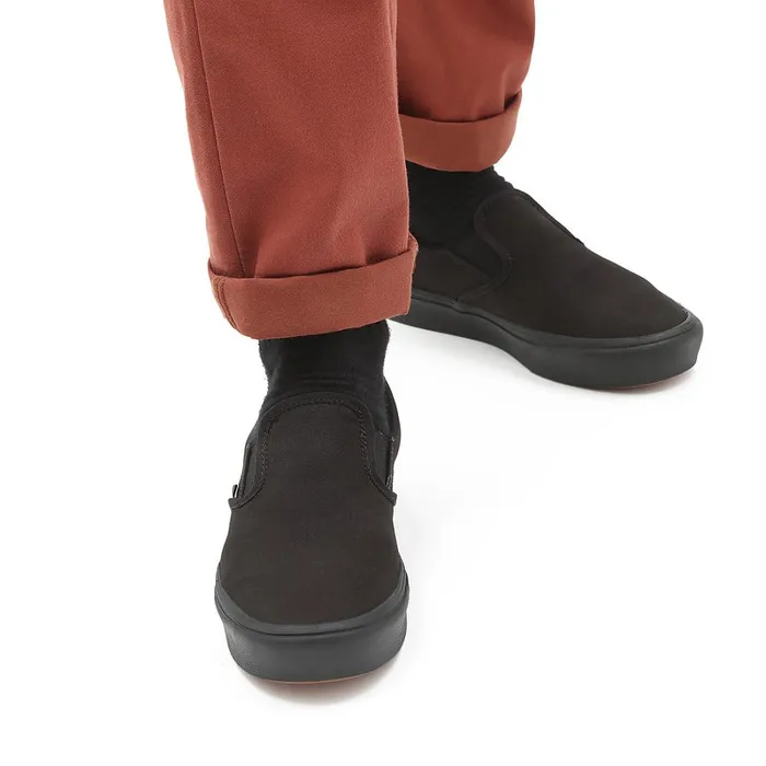 Vans Comfycush Shoes WomenMen Classic ComfyCush SlipOn Shoes Black