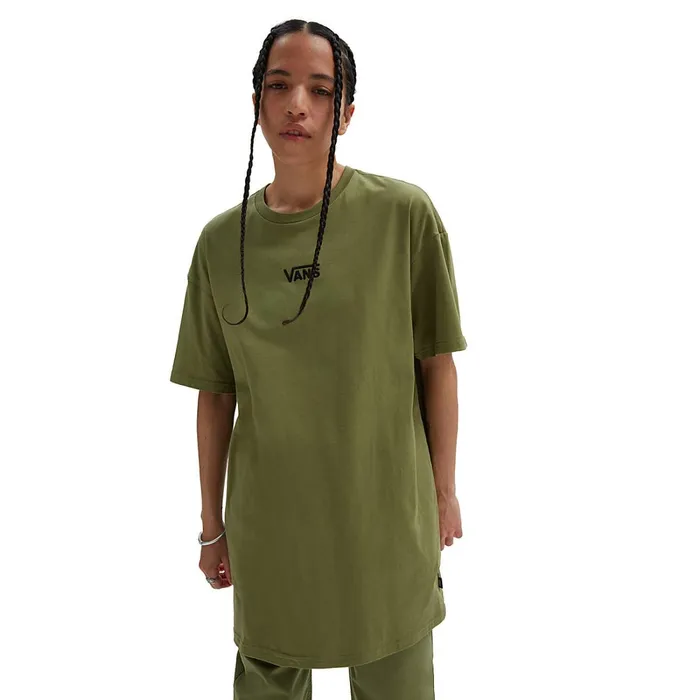 Vans Dresses and Skirts Women Center Vee Tee Dress Green