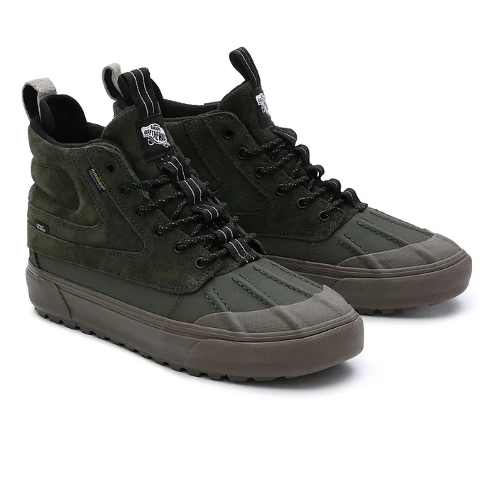 Vans HiTop Shoes Men Sk8Hi Del Pato MTE2 Shoes Green