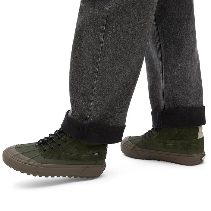 Vans HiTop Shoes Men Sk8Hi Del Pato MTE2 Shoes Green