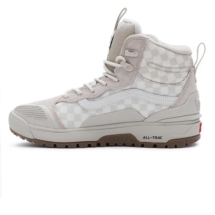 Vans HiTop Shoes Men UltraRange EXO Hi MTE2 Checkerboard Shoes Green Beige