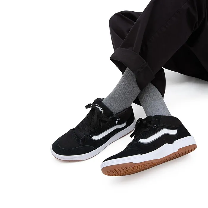 Vans HiTop Shoes Men Zahba Mid Shoes Black