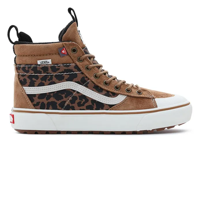 Vans HiTop Shoes Women Sk8Hi MTE2 Shoes Black Brown