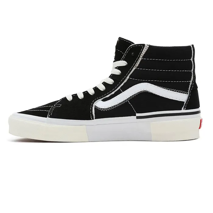 Vans HiTop Shoes Women Sk8Hi Reconstruct Shoes Black