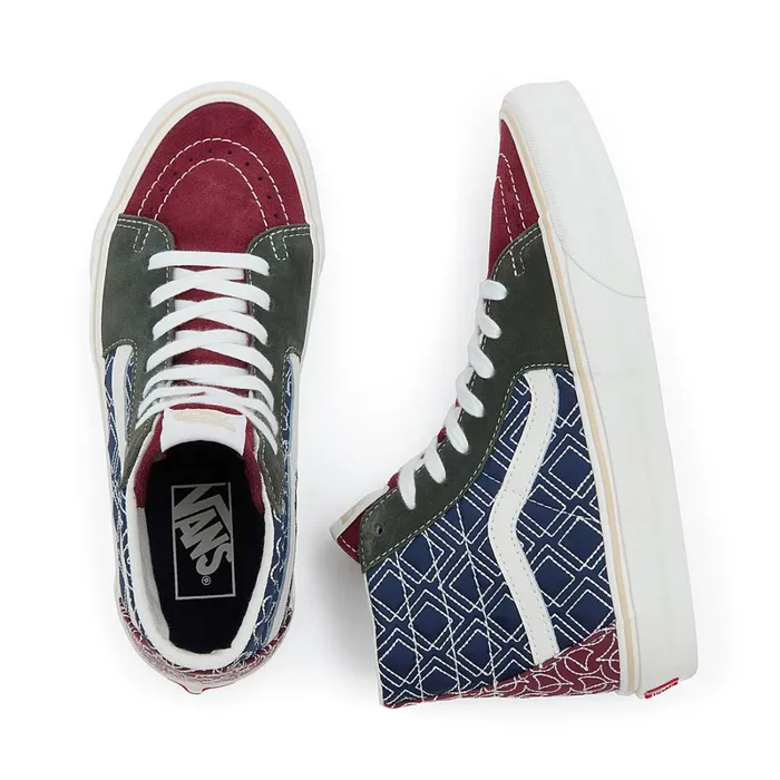 Vans HiTop Shoes Women Sk8Hi Tapered Shoes Multicolour
