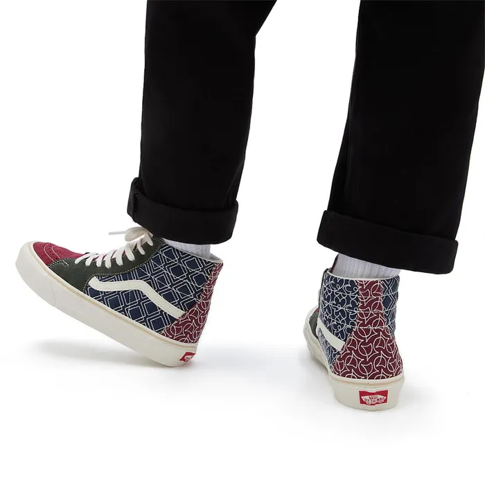 Vans HiTop Shoes Women Sk8Hi Tapered Shoes Multicolour
