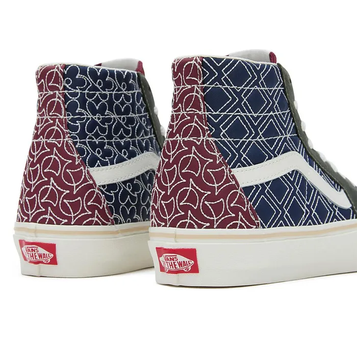 Vans HiTop Shoes Women Sk8Hi Tapered Shoes Multicolour