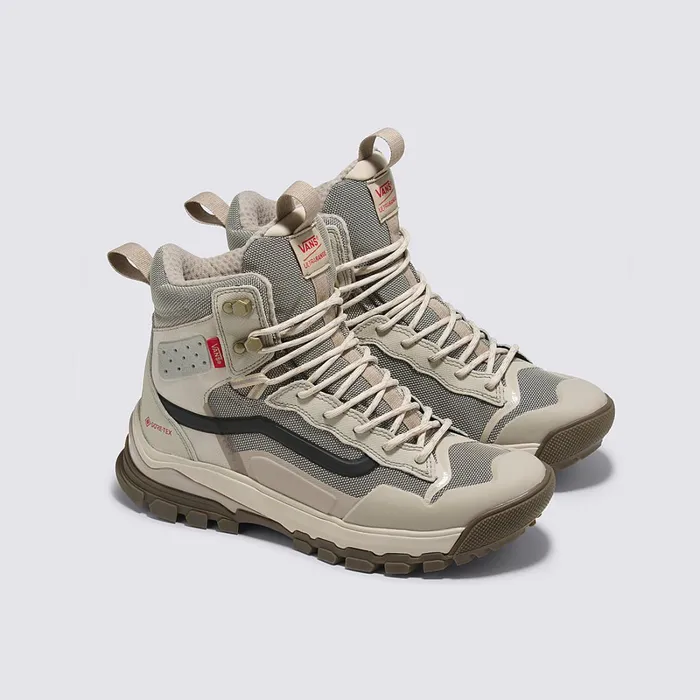 Vans HiTop Shoes Women UltraRange EXO Hi GoreTex MTE3 Shoes White Beige