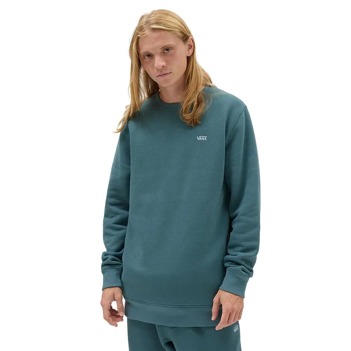 Vans Hoodies and Sweatshirts Men ComfyCush Crew Sweatshirt Blue Green