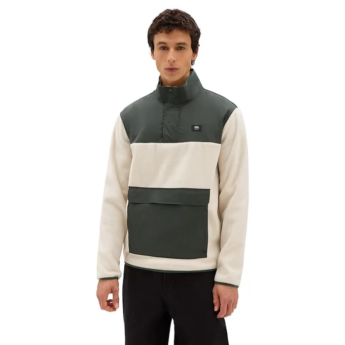 Vans Hoodies and Sweatshirts Men Mammoth Pullover Green Beige