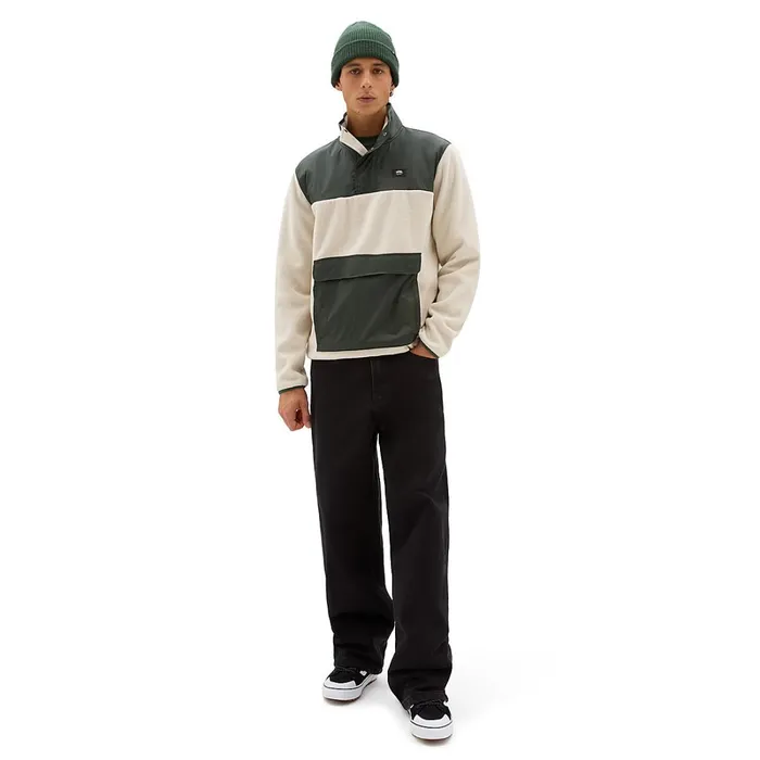 Vans Hoodies and Sweatshirts Men Mammoth Pullover Green Beige