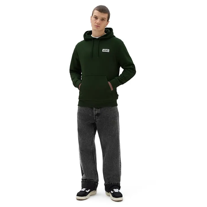 Vans Hoodies and Sweatshirts Men Relaxed Fit Pullover Hoodie Green