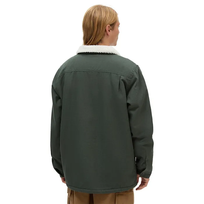 Vans Jackets and Coats Men Drill Chore Coat Sherpa Jacket Green