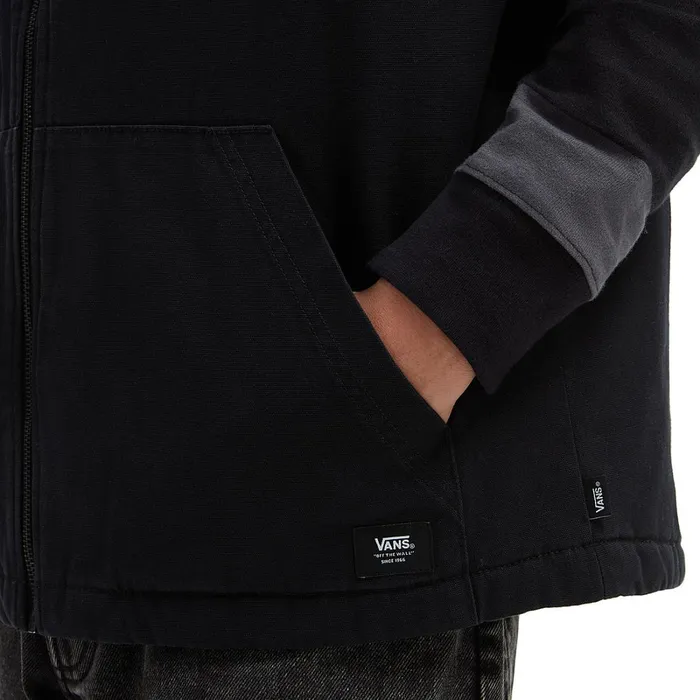 Vans Jackets and Coats Men Plaid Tablot Vest Black