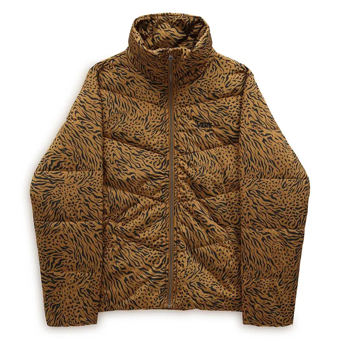 Vans Jackets and Coats Women Foundry Print Puff MTE Jacket Brown