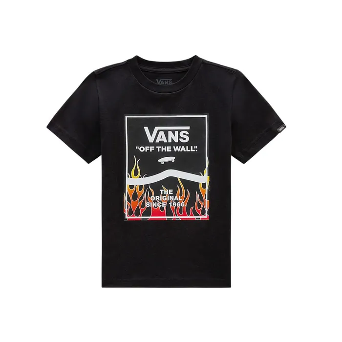 Vans Little Kids 28 Years Kids Little Print Box 20 TShirt 28 Years Black
