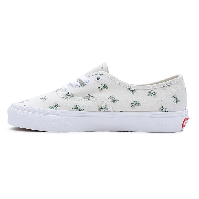 Vans Lowtop Shoes Men Floral Authentic Shoes White