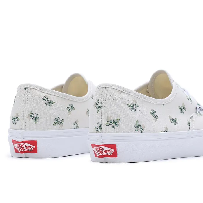 Vans Lowtop Shoes Men Floral Authentic Shoes White