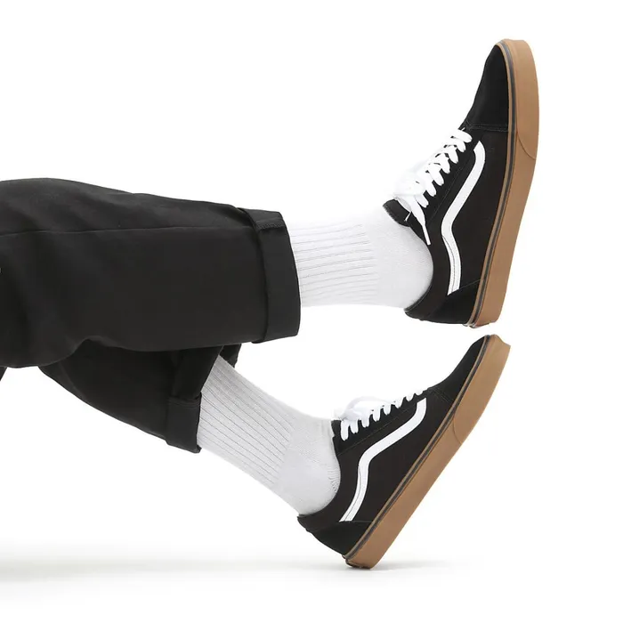 Vans Lowtop Shoes Men Gumsole Old Skool Shoes Black
