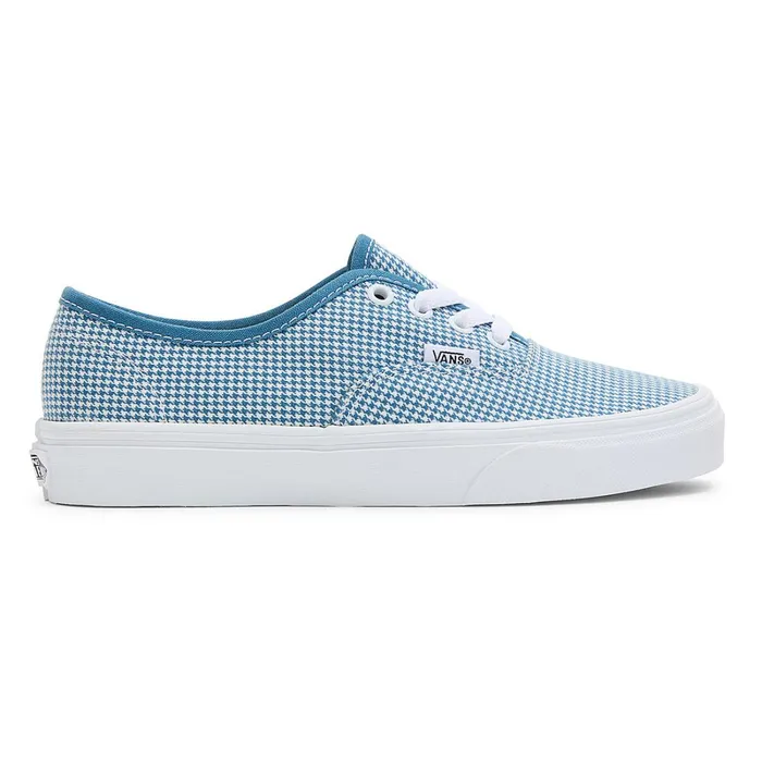 Vans Lowtop Shoes Men Houndstooth Authentic Shoes Blue