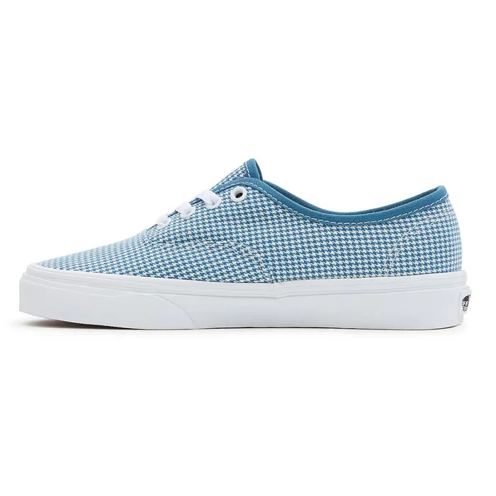 Vans Lowtop Shoes Men Houndstooth Authentic Shoes Blue